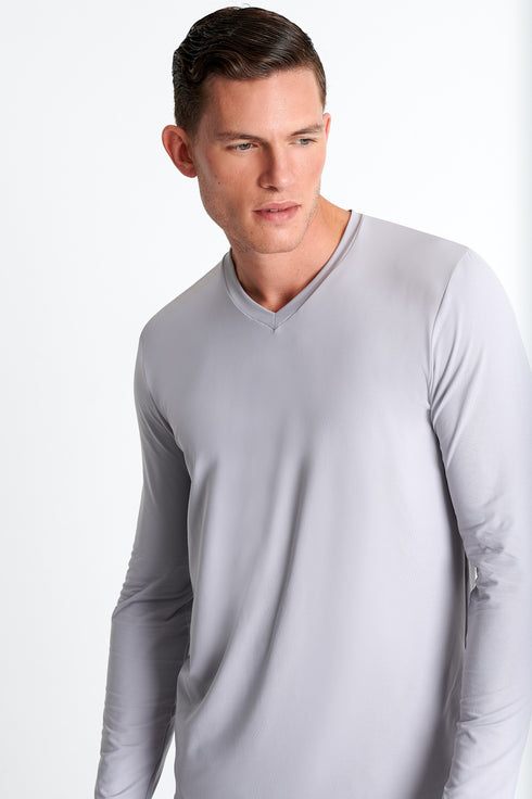Shan Confort Microfiber long-sleeve V-neck